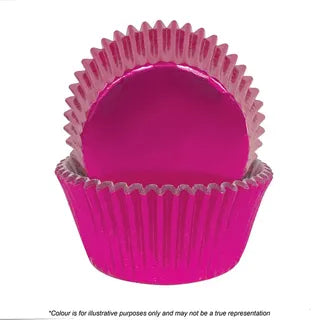 Cake Craft 390 Pink Foil Baking Cups Pack Of 72