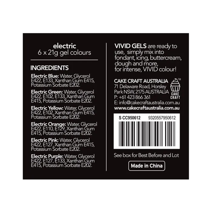 Vivid Electric Pack Oil Colour 6 Pack 21 Gram