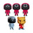 Squid Game Figurine Toppers 5 Piece Set