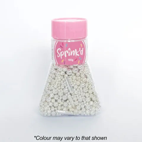 Sprink'd Silver Metallic Mix 100G