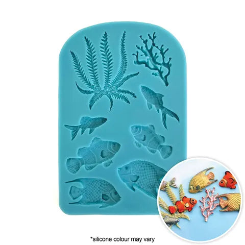 Assorted Fish & Seaweed Silicone Mould