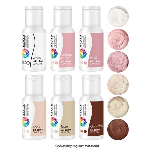 Vivid Nude Pack Oil Colour 6 Pack 21 Gram