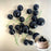 Shiny Black Ball Toppers 20Pcs