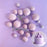 Lilac Ball Toppers 20Pcs