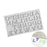 Bronzetti Upper Case Letters Silicone Mould
