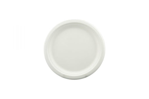 Sugarcane Lunch Plates 180mm White Pack of 25