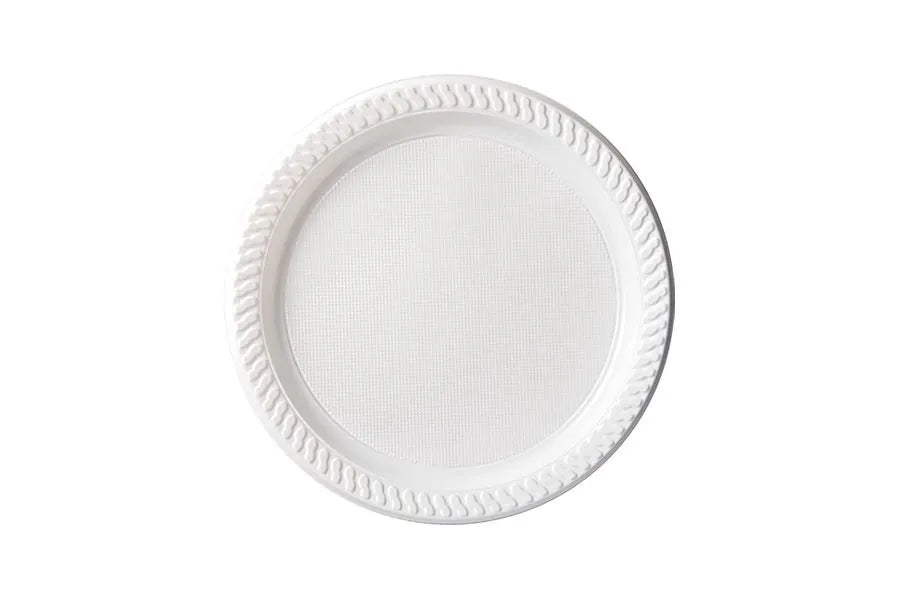 Plastic Dinner Plate 25 Pack - White