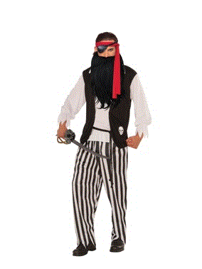 Adult Pirate Costume - Large
