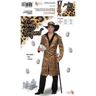 Leopard Coat & Hat - Standard 106cm