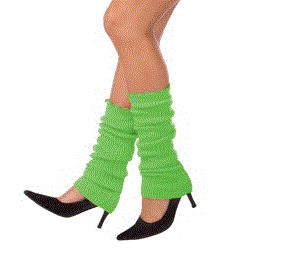 Neon Green Leg Warmers