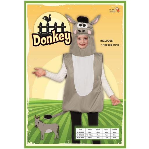 Childrens Donkey Costume 4 to 6 Years