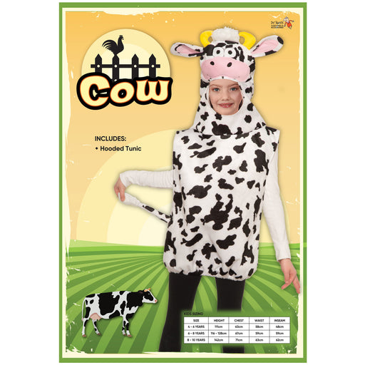 Cow Child Costume 4 to 6 Years