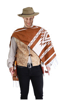 Adult Lone Rider Cowboy Costume L