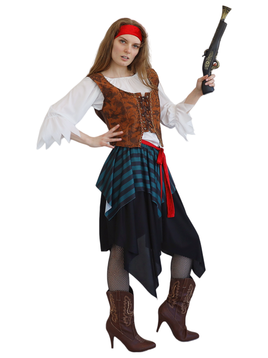 Women's Pirate Costume - 8-10