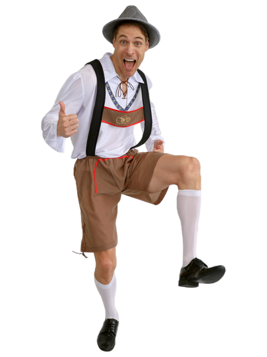 Lederhosen with Shirt - Extra Large