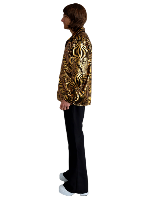 70s Disco Gold Shirt - XLarge