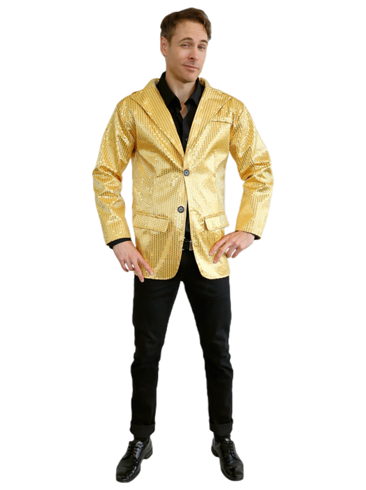 Gold Sequin Jacket - Large