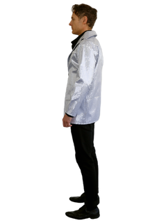Silver Sequin Jacket - Small