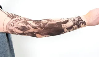 Hell From Above Tattoo Sleeve