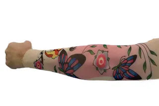 Bird & Rose Tattoo Sleeve