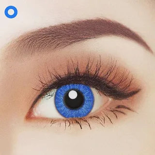 Crazy Blue Contact Lense