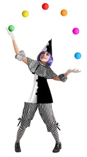 Carnival Clown Womens Costume - Extra Large