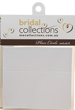 Place Card Pack of 10 Plain White