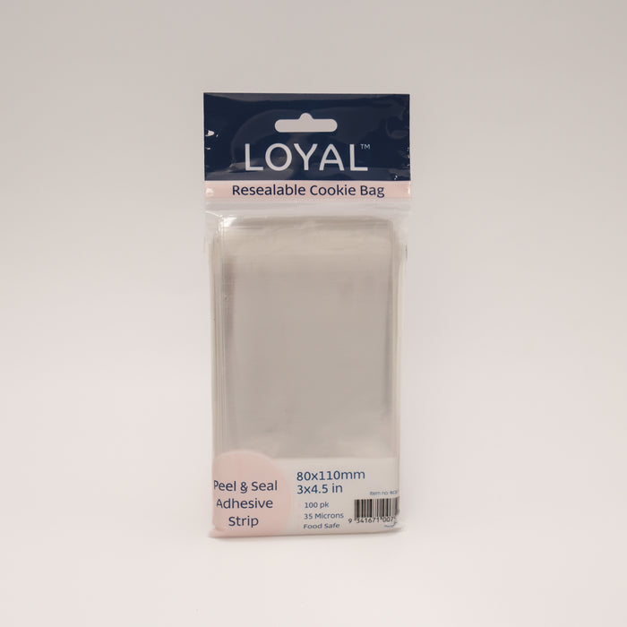 Peel & Seal Cookie Bags 80mm x 110mm