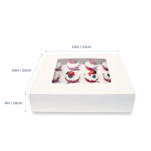 Loyal Cupcake Box 12 Holes 4" High