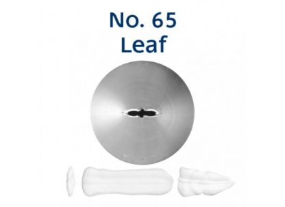 Loyal No.65 Leaf Piping Tube  Stainless Steel