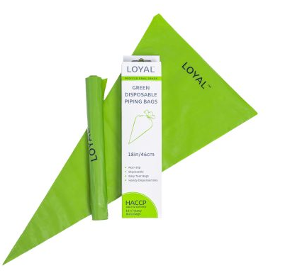 18in/46cm Green Disposable Piping Box Pack of 10