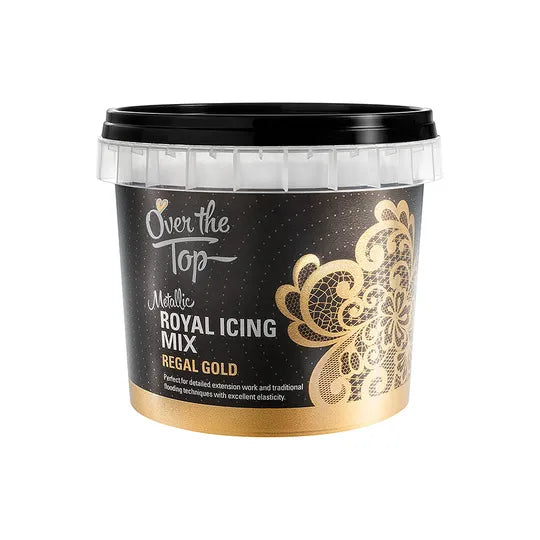 Over The Top Metallic Royal Icing Regal Gold