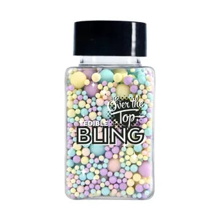 Over The Top Edible Bling Pastel Assorted Medley Colour Balls 8mm 75g