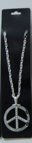 Hippie Peace Sign Necklace