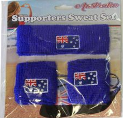 Sweat Bands Set Australian Flag