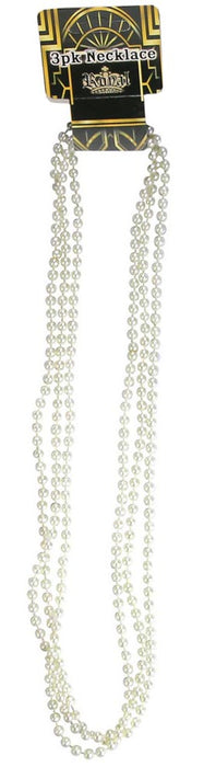 Gatsby Pearl Necklace 3pk