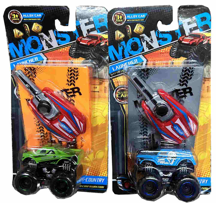 Monster Truck Catapult Car Toy