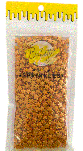 Gold Stars Sprinkle Mix 56g
