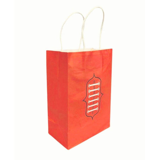 Loot Bag Football Paper 21cm Pk 8