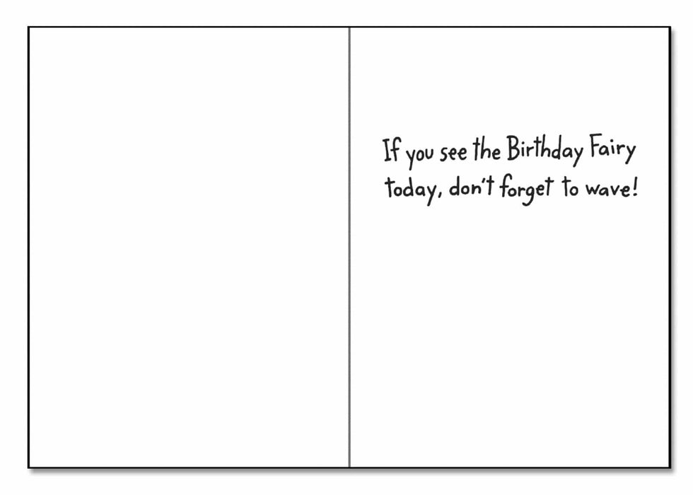 Funny Birthday Card Old Lady Flipping Off