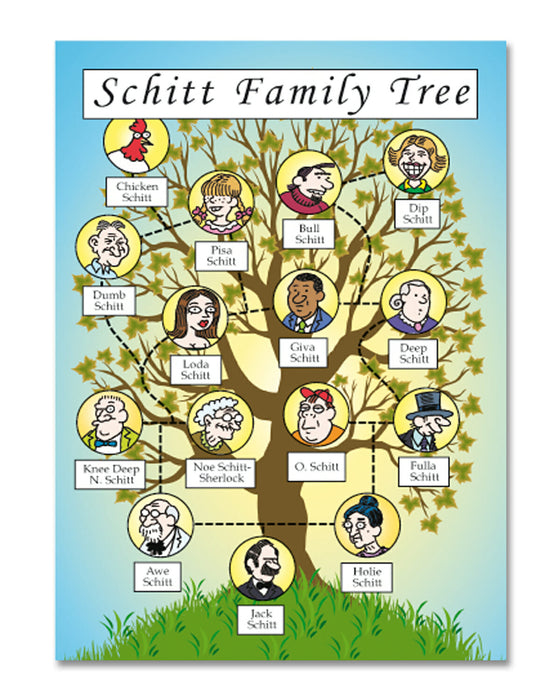 Schitt Family Tree Birthday Card