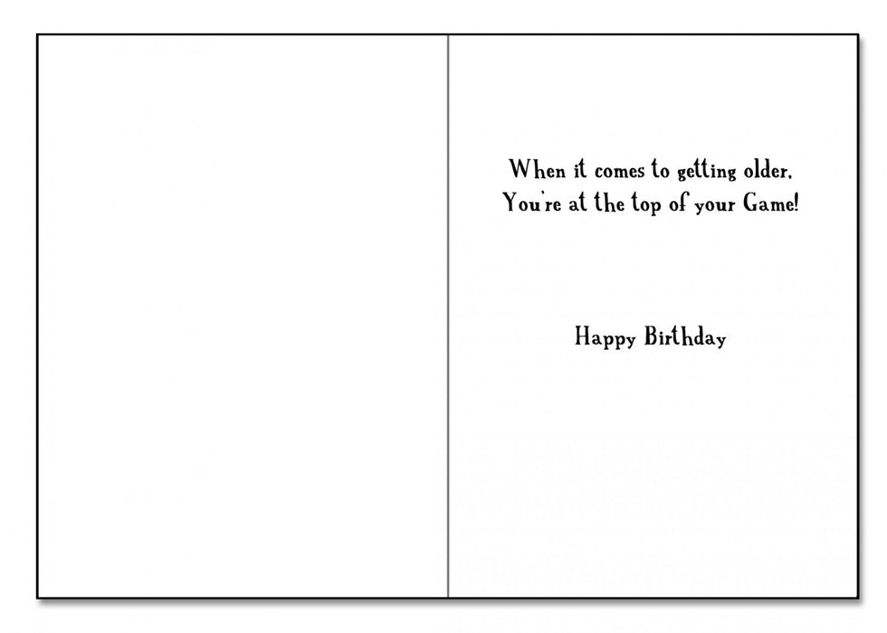 Owww… my back!”  “Uhhh… my knees!”  Game of Groans Birthday Card