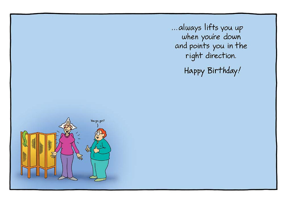 A Good Friend Is Like Your Favorite Bra Birthday Card