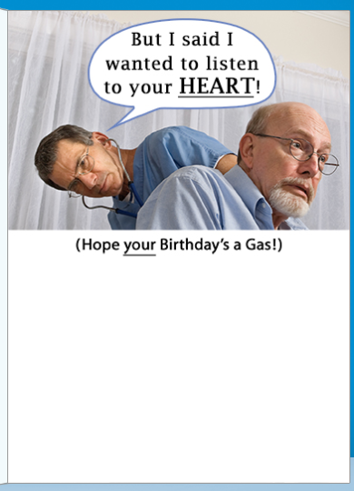 Wow... that was a loud one! Birthday Card