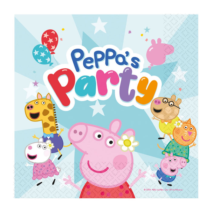 Peppa Pig Lunch Napkin 16pk