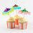 Foil Umbrella Picks 10pcs