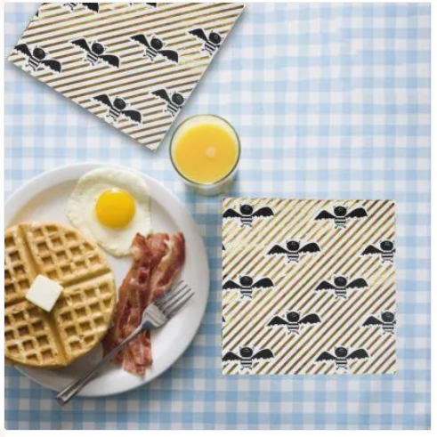 Bat Napkins 16 Pk