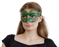 Masquerade Eye Mask Green/Gold