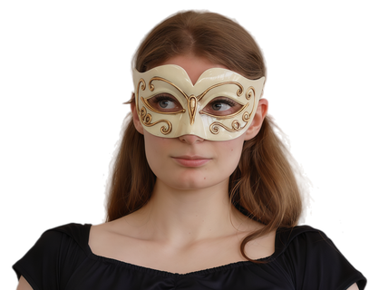 Masquerade Eye Mask Cream/Gold