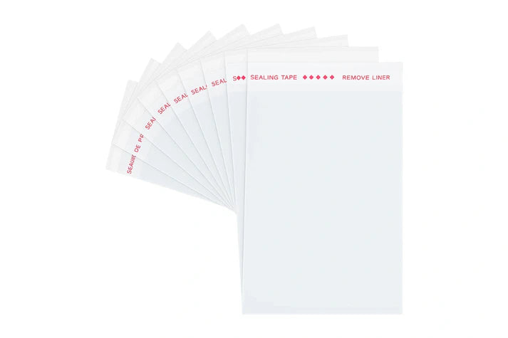 Self Adhesive Cookie Bags 200x250mm - 100 Pack